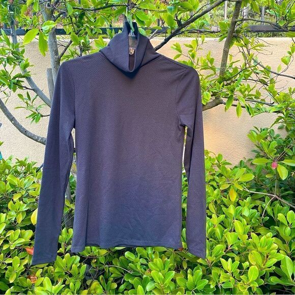 đLOFTâOUTLETâGREY WAFFLEâTURTLENECKâSZâXSâNWT - Picture 3 of 7